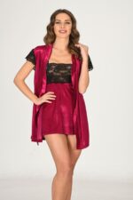 Deluxerie Conjunto De Camisa De Noite Warm Touch