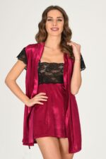 Deluxerie Conjunto De Camisa De Noite Warm Touch 2