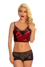 Deluxerie Conjunto De Crop Top Briella