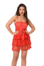 Deluxerie Conjunto De Babydoll Janita
