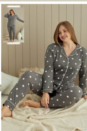 Deluxerie Conjunto De Pijama Mais Tamanho Orrinthia