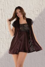Deluxerie Conjunto de Camisa de Noite Wondrous Valley