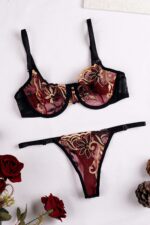 Deluxerie Conjunto de Soutien Sexy Ihrin