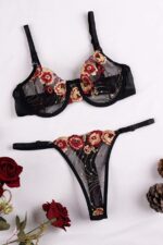 Deluxerie Conjunto de Soutien Sexy Jovie