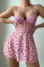 Deluxerie Conjunto de Babydoll Jackey