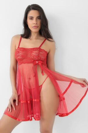 Deluxerie Conjunto de Babydoll Ginevre