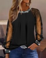 Deluxerie Blusa MF-Georgeta
