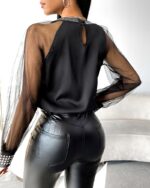 Deluxerie Blusa MF-Georgeta