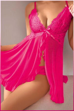 Deluxerie Conjunto de Babydoll Petula