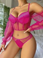 Deluxerie Conjunto de Corpete Kirstyn