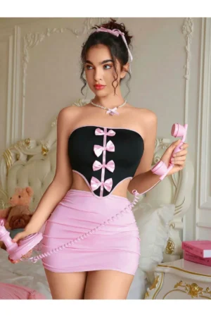 Deluxerie Conjunto de Corpete Rhode
