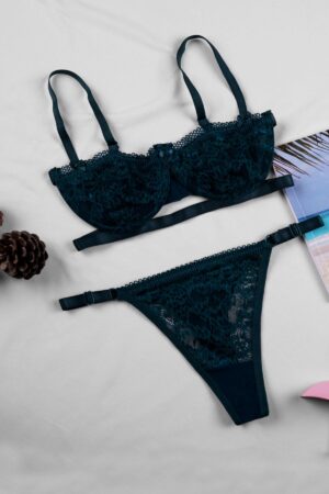 Deluxerie Conjunto de Soutien Sexy Indeera