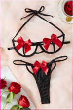 Deluxerie Conjunto de Soutien Sexy Peasly