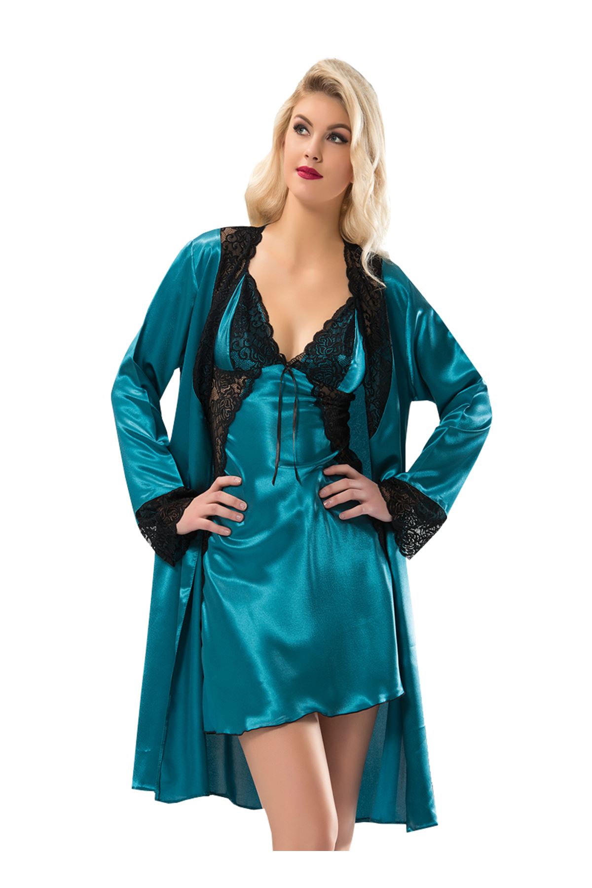 Deluxerie Conjunto de Camisa de Noite Mystic Dream