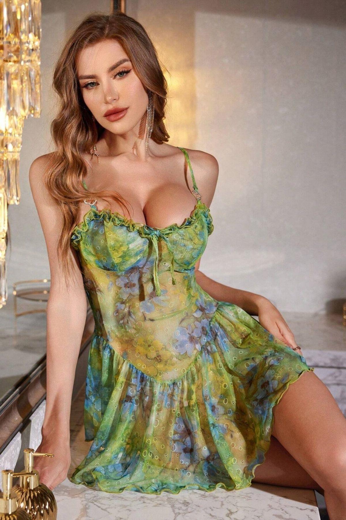 Deluxerie Camisa de noite Arinne