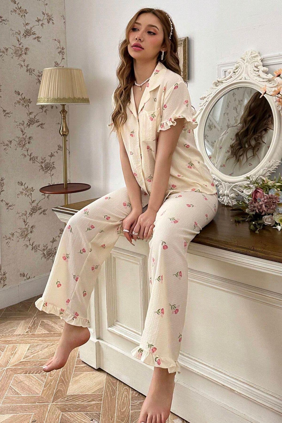 Deluxerie Conjunto de Pijama Anecia