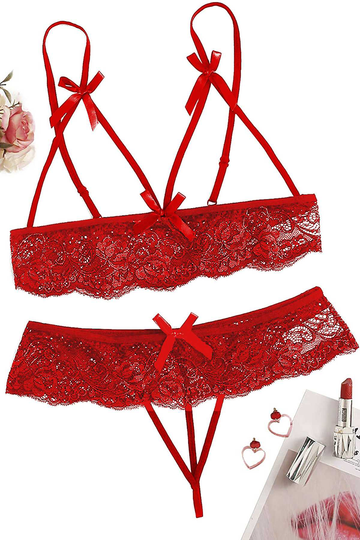 Deluxerie Conjunto de Soutien Sexy Berty