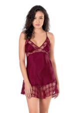 Deluxerie Camisa de Noite Perline