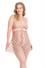 Deluxerie Conjunto de Babydoll Mais Tamanho Paola