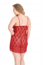 Deluxerie Conjunto de Babydoll Mais Tamanho Paulina