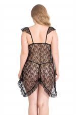Deluxerie Conjunto de Babydoll Mais Tamanho Persephone