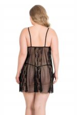 Deluxerie Conjunto de Babydoll Mais Tamanho Petria
