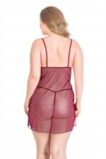 Deluxerie Conjunto de Babydoll Mais Tamanho Primrose