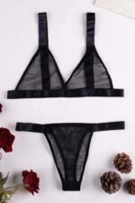 Deluxerie Conjunto de Soutien Sexy Iridiana